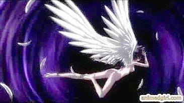 Hentai Hero Fucks Shemale and Girl in Mind-Blowing Threesome