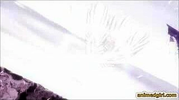 Hentai Hero Fucks Shemale and Girl in Mind-Blowing Threesome