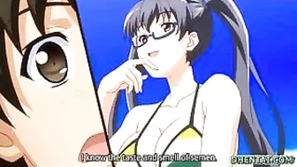 Hentai Beach Fun - Swimsuit Oral Sex and Riding