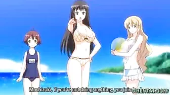 Hentai Beach Fun - Swimsuit Oral Sex and Riding