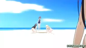 Hentai Beach Fun - Swimsuit Oral Sex and Riding Hentai Beach Fun - Swimsuit Oral Sex and Riding