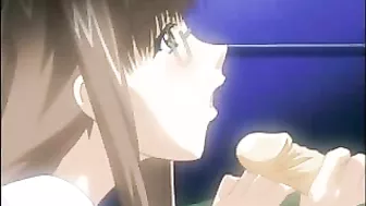 Tantalizing Hentai Coed Gets Oral Sex and Rides Cock