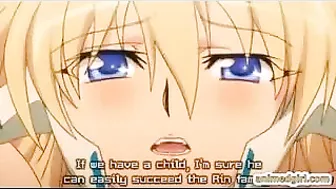 Busty Anime Princess Gets Pregnant from Chain Play