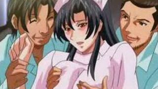 Huge Titty Nurse Fingers herself in Hentai Video