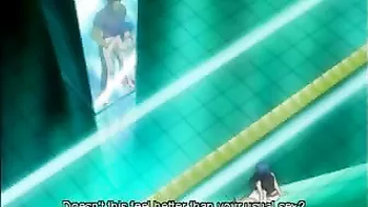 Japanese Anime Swimsuit Big Tits Foursome - Hentai Video for Adults