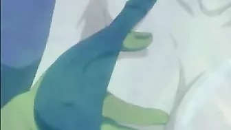 Japanese Anime Swimsuit Big Tits Foursome - Hentai Video for Adults