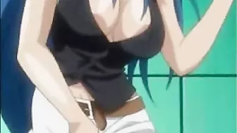 Japanese Anime Swimsuit Big Tits Foursome - Hentai Video for Adults
