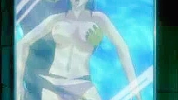 Japanese Anime Swimsuit Big Tits Foursome - Hentai Video for Adults