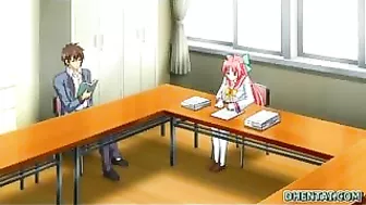 Japanese Schoolgirl with Big Tits Gets Wet and Wild in Hentai Porn