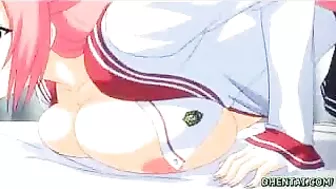 Japanese Schoolgirl with Big Tits Gets Wet and Wild in Hentai Porn