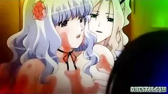 Busty Hentai Goddess Receives Ultimate Body Massage