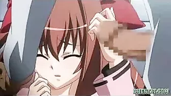 Hentai Coed Sucking a Stiff Cock for Ultimate Pleasure!