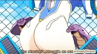 Monstrous Drilling - Hentai Porn Video Features a Sexy Monster and a Naughty drill