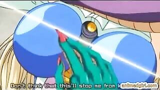 Monstrous Drilling - Hentai Porn Video Features a Sexy Monster and a Naughty drill