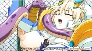 Monstrous Drilling - Hentai Porn Video Features a Sexy Monster and a Naughty drill