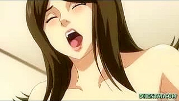 Busty Hentai Wife's Hot Fuck Session