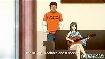 Busty Hentai Wife's Hot Fuck Session