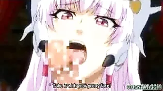 Hentai Princess Blowjob - Busty Beauty Sucks Dick for Your Pleasure