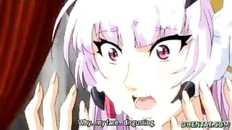 Hentai Princess Blowjob - Busty Beauty Sucks Dick for Your Pleasure