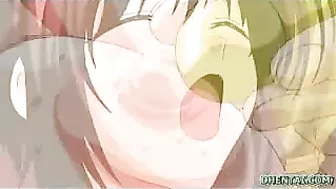 Hentai coed dildoed wetpussy in intense oral action Hentai coed dildoed wetpussy in intense oral action