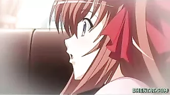 Jailbait Schoolgirl with Big Tits Gets Handjob in Hentai Video