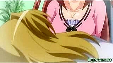 Jailbait Schoolgirl with Big Tits Gets Handjob in Hentai Video