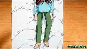 Jailbait Schoolgirl with Big Tits Gets Handjob in Hentai Video