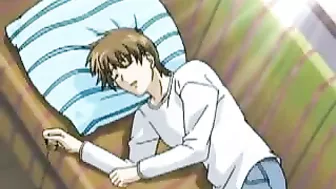 Hentai Couple's Steamy Threesome Sex