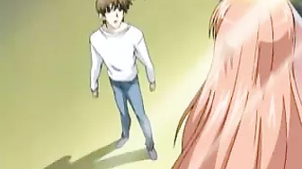 Hentai Couple's Steamy Threesome Sex