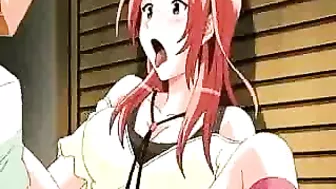 Japanese Anime Porn - Sgirl with Big Tits Fucks