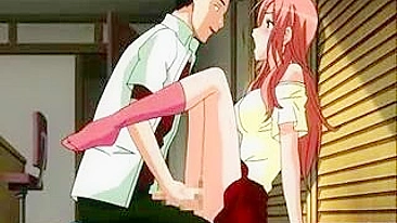 Japanese Anime Porn - Sgirl with Big Tits Fucks