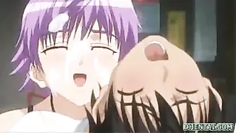 Juicy Busty Maid Grinds Boobs in Hentai Fantasy