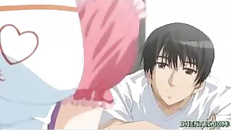 Juicy Busty Maid Grinds Boobs in Hentai Fantasy