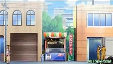 Juicy Busty Maid Grinds Boobs in Hentai Fantasy