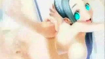 Hentai Maid with Big Tits Poking in 3D