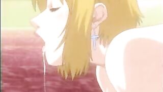 Huge Boobed Busty Hentai Goddess Sucks and Fucks