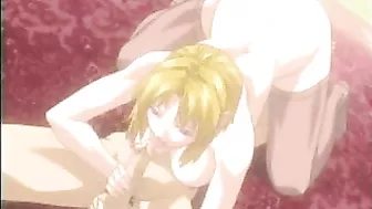 Huge Boobed Busty Hentai Goddess Sucks and Fucks