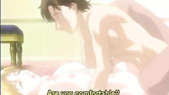 Huge Boobed Busty Hentai Goddess Sucks and Fucks