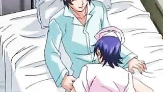 Japanese Anime Porn - Busty Nurse Wetpussy Pokes Hentai Fans