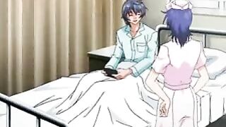 Japanese Anime Porn - Busty Nurse Wetpussy Pokes Hentai Fans