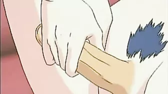 Shemale Anime's Hot Dick Sucking Action in Hentai Video