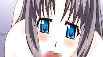 Sexy Hentai Girl Rides Cock in Swimsuit