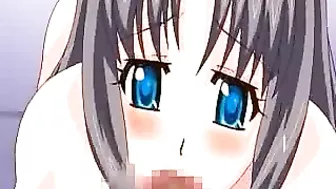 Sexy Hentai Girl Rides Cock in Swimsuit