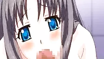 Sexy Hentai Girl Rides Cock in Swimsuit