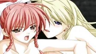 Two Sexy Lesbian Anime with Big Tits in HD Quality - Hentai Video for Fans