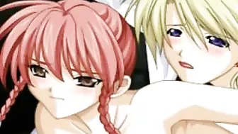 Two Sexy Lesbian Anime with Big Tits in HD Quality - Hentai Video for Fans