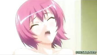 Hentai Schoolgirl with Giant Tits Gets Creamy