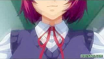 Hentai Schoolgirl with Giant Tits Gets Creamy