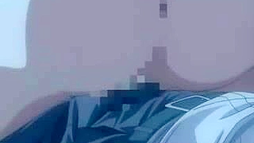 Japanese Anime Babe Gets Her Big Boobs Licked and Sucked by a Naughty Tentacle Monster