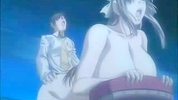 Japanese Anime Babe Gets Her Big Boobs Licked and Sucked by a Naughty Tentacle Monster